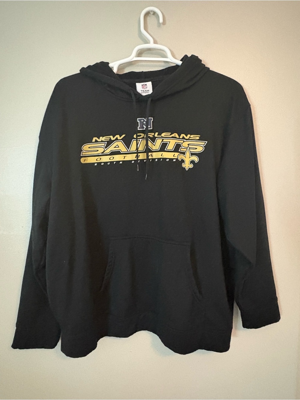 NFL New Orleans Saints Black and Gold Hoodie